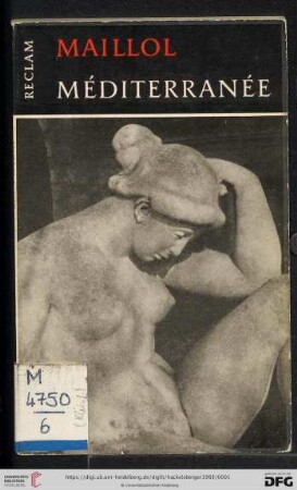 Band 56: Werkmonographien zur bildenden Kunst in Reclams Universal-Bibliothek: La Méditerranée