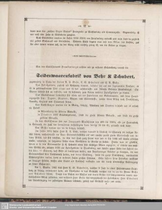 Seidenwaarenfabrik von Behr & Schubert in Frankenberg