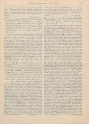 226-227 [Rezension] Wieseler, Karl, Zur Geschichte der keinasiatischen Galater und des deutschen Volks in der Urzeit. Neuer Beitrag