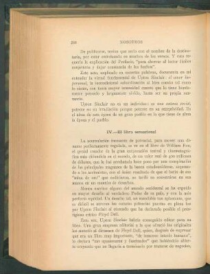 IV. - El libro sensacional