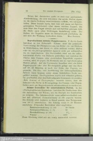 Reproduction mittelst Phosphorescenz