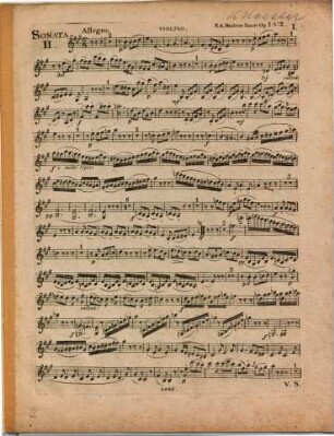 Trois sonates pour le piano forte avec accompt. d'un violon obligé : op. 1. 2