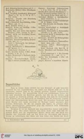 Literarischer Ratgeber des Kunstwart für 1905, [16]: Jugendbücher