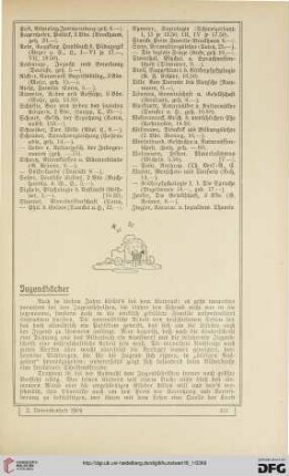 Literarischer Ratgeber des Kunstwart für 1905, [16]: Jugendbücher