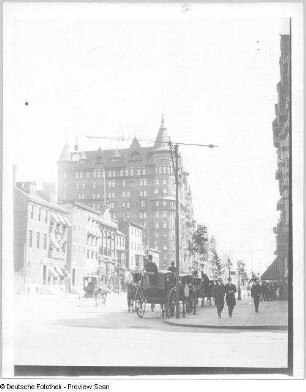 Hotel Walton : Straßenbild mit Hotel Walton (19. Jh.)