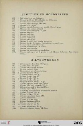 Zilverwerken (Nr. 856-970b)