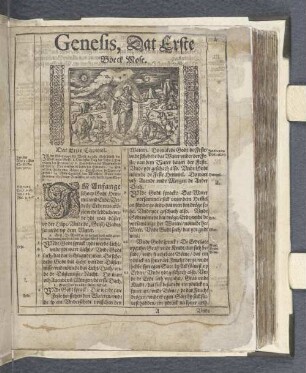 Genesis, Dat Erste Boeck Mose.