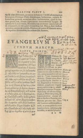 Evangelium Secundum Marcum.