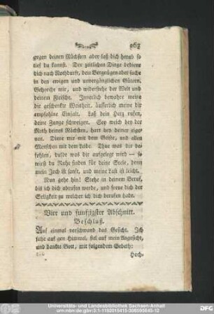 Vier und funfzigster Abschnitt. Beschluß.