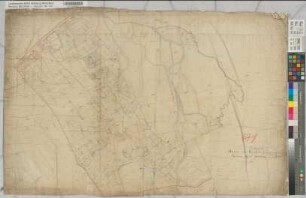 Mairie de Merken, Gemeinde Merken und Mariaweiler-Hoven kleiner Teil, Section D dite Kirchfeld. 1: 2500 (alte Urkarte)