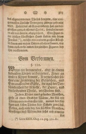 Vom Verbrennen