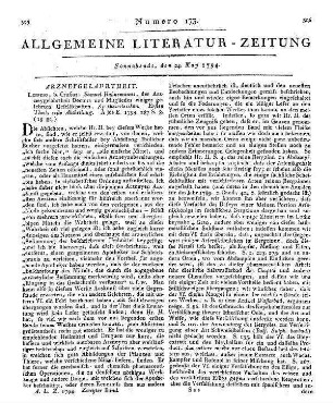 Hiller, J. A.: Kurze und erleichterte Anweisung zum Singen, für Schulen in Städten und Dörfern. Leipzig: Junius 1792