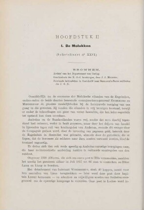 I. De Molukken