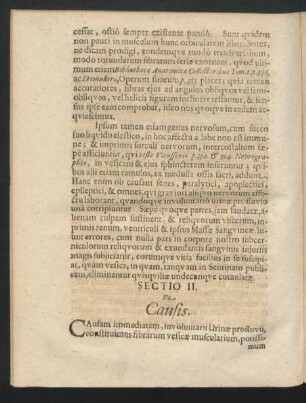 Sectio II. De Causis.