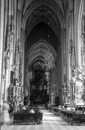 Wien: Stephansdom, Innenansicht