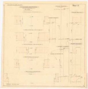 Wohnhaus Hauser, Solln: Details der Fenster 1:10