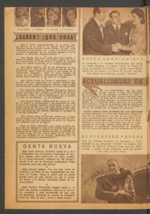 Saben? Que cosa!