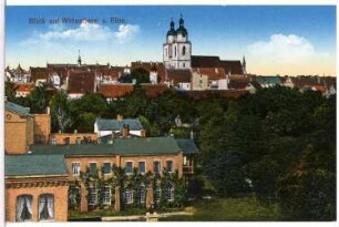 Wittenberg. Blick auf Wittenberg