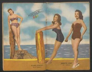Doris Lea, Elaine Stewart, Dorothy Hart - [Ilustración] : Pebetas de PBT