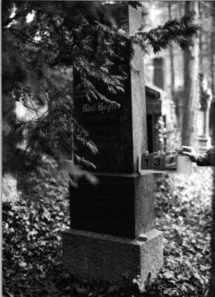 Grabstein 137 (neu: 810): Grabstein 137 (neu: 810 Nachholaufnahme)