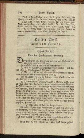 Dritter Theil. Von dem Syntax.
