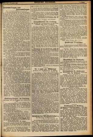 Zweite Ausgabe vom Dienstag, den 06. Dezember 1927.