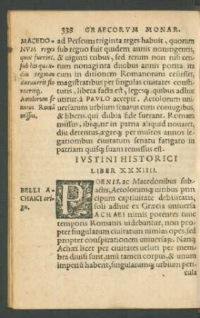 Iustini Historici Liber XXXIIII.