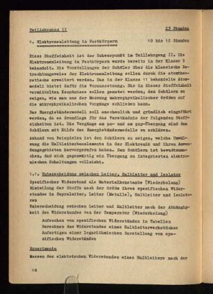 Teillehrgang II