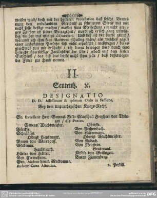 II. Sententz. [et] c.