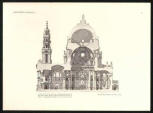 Tafel 18: Concurrenz-Project für die Kaiser Franz Josefs-Jubiläums-Kirche in Wien