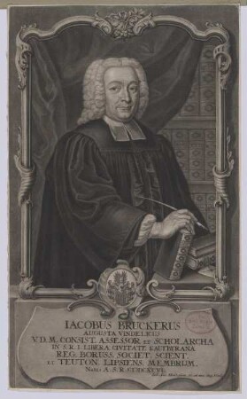 Bildnis des Iacobus Bruckerus
