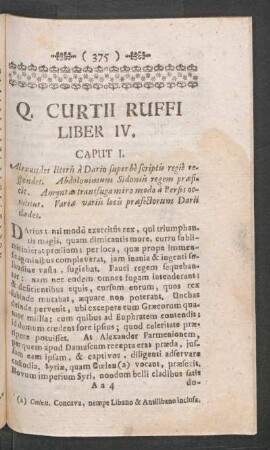 Q. Curtii Ruffi: Liber IV