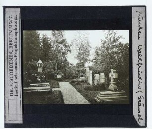 München, Waldfriedhof : Blick auf ein Gräberfeld