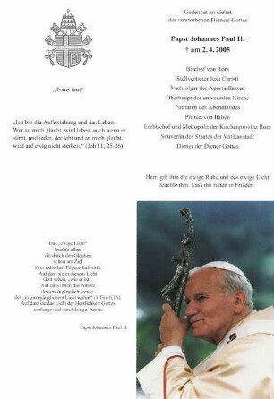 Papst Johannes Paul II