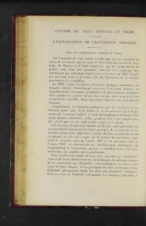 Colonie Du Haut Sénégal Et Niger.