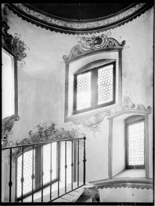 Villingen Museum im Rathaus Innenansicht Treppenaufgang
