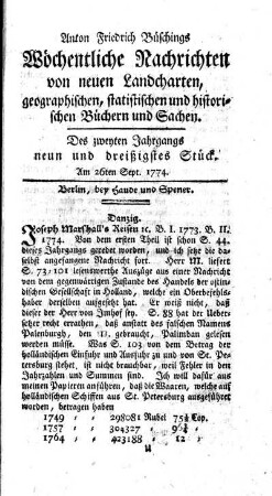 Neun und dreißigstes Stück