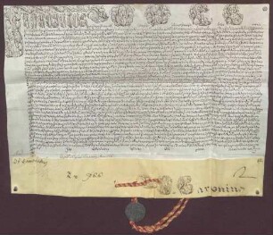 Papst Benedikt XIV. verleiht dem Philipp Franz Wilderich von Walderdorff die durch den Verzicht des Lothar Franz von Waldenburg gen. Schenckern erledigte Dompfründe.