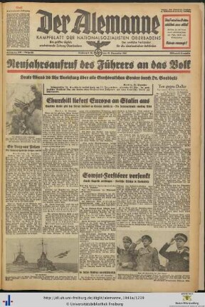 31.12.1941 (Mittwoch-Ausgabe)