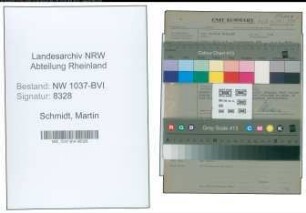 Entnazifizierung Martin Schmidt , geb. 08.09.1902 (Verw.Angestellter)