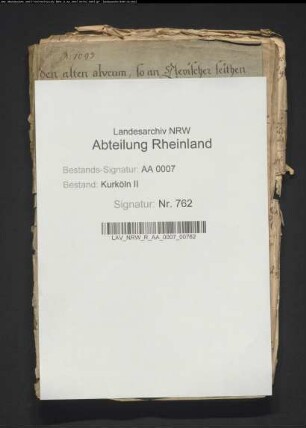 Bepflanzung des alten Rheinlaufs bei Rheinberg (mit Lageplan)