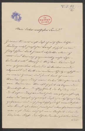 Brief an Friedrich Wilhelm Jähns : 27.02.1872