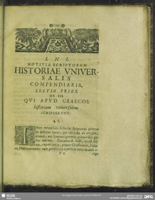Notitia Scriptorum Historiae Universalis Compendiaria