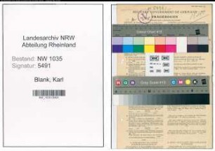 Entnazifizierung Karl Blank , geb. 20.02.1902 (Ingenieur)