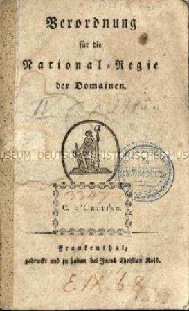 Gesetz über die Güterverwaltung in den von Frankreich besetzten linksrheinischen Gebieten