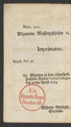 Imprimatur