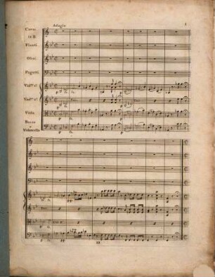 Partition Des Symphonies D'HAYDN Ouvrage Proposé Souscription. 19. [H 1,98]. - 61 S.