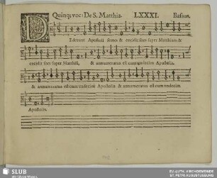 LXXXI. Dederunt apostoli