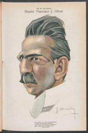 Doctor Francisco J. Oliver - [Caricatura] : De mi Guignol