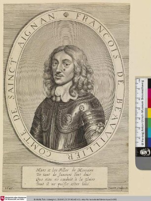 FRANCOIS DE BEAUVILLIER COMTE DE SAINCT AIGNAN